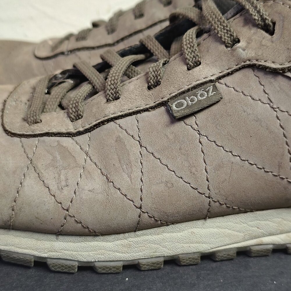 Oboz Bozeman Lows Mens Size 11 Brown Leather Hiking Trail Shoe - Picture 7 of 14